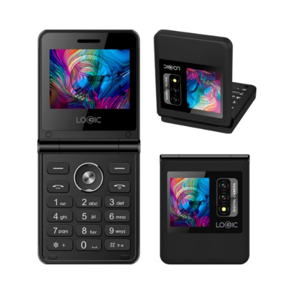 Logic Z1L Flip Phone , 4G , Dual Sim , Unlocked , New , Sealed - Picture 1 of 1